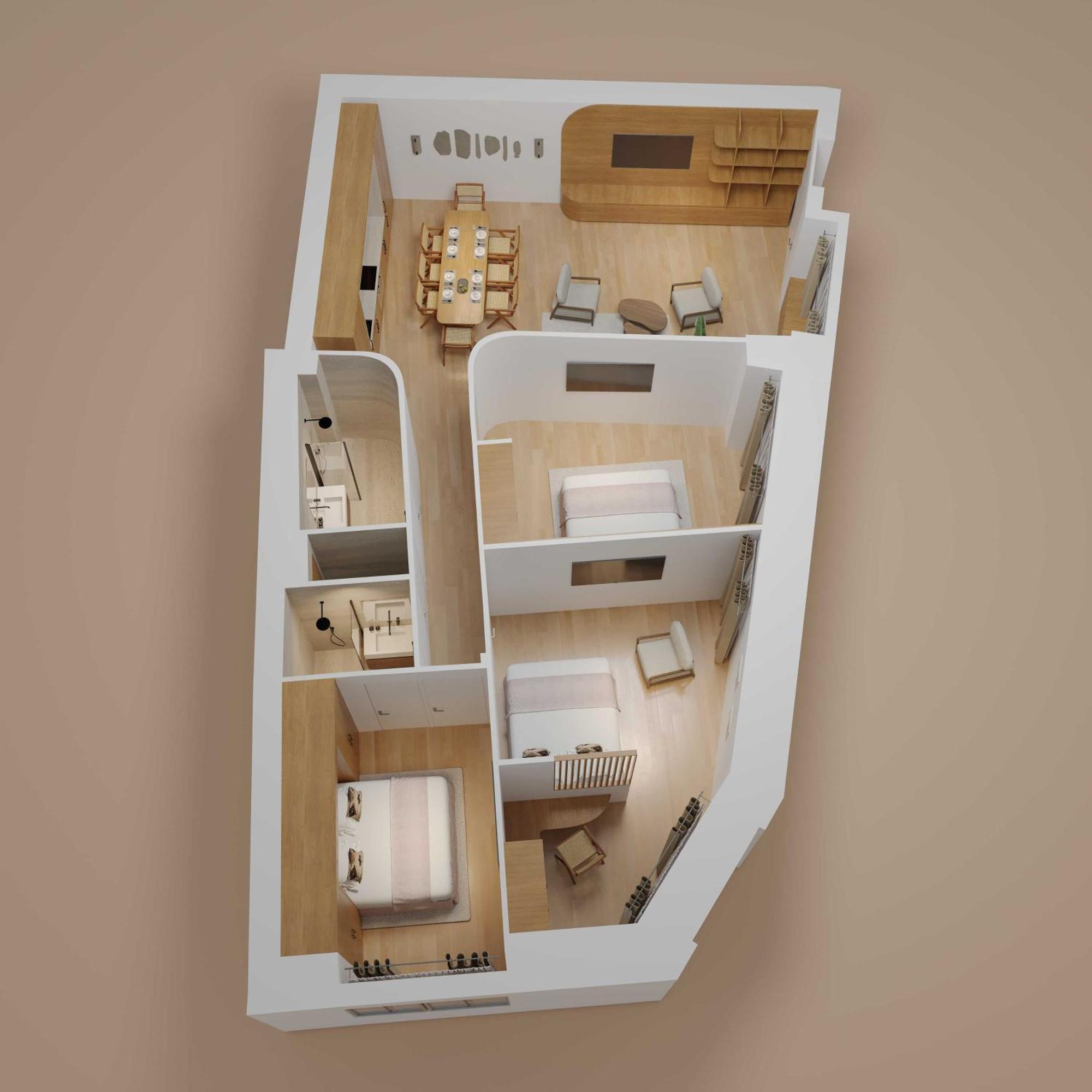 Elegant With Ac - 3br-6p- Montorgueil