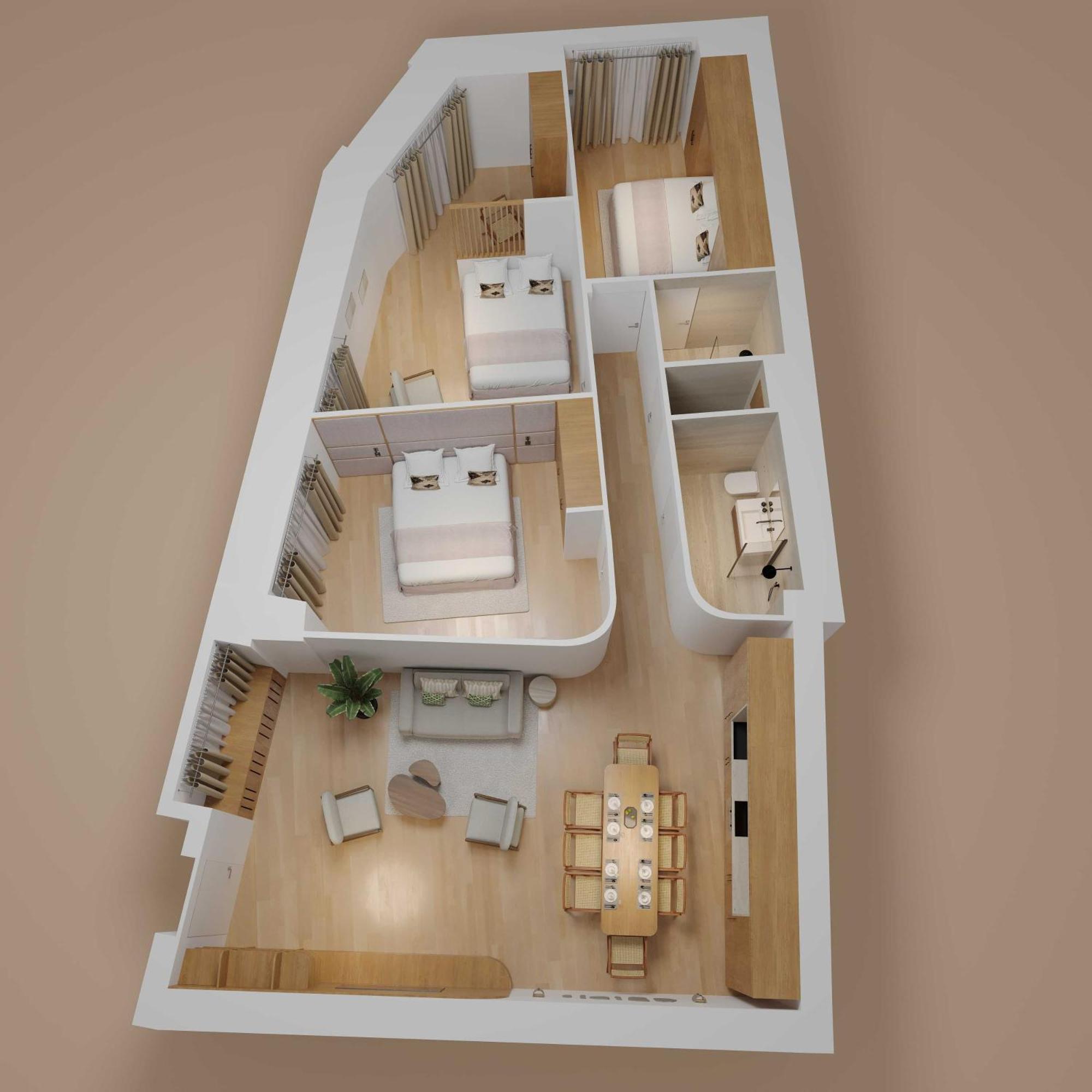 Elegant With Ac - 3br-6p- Montorgueil